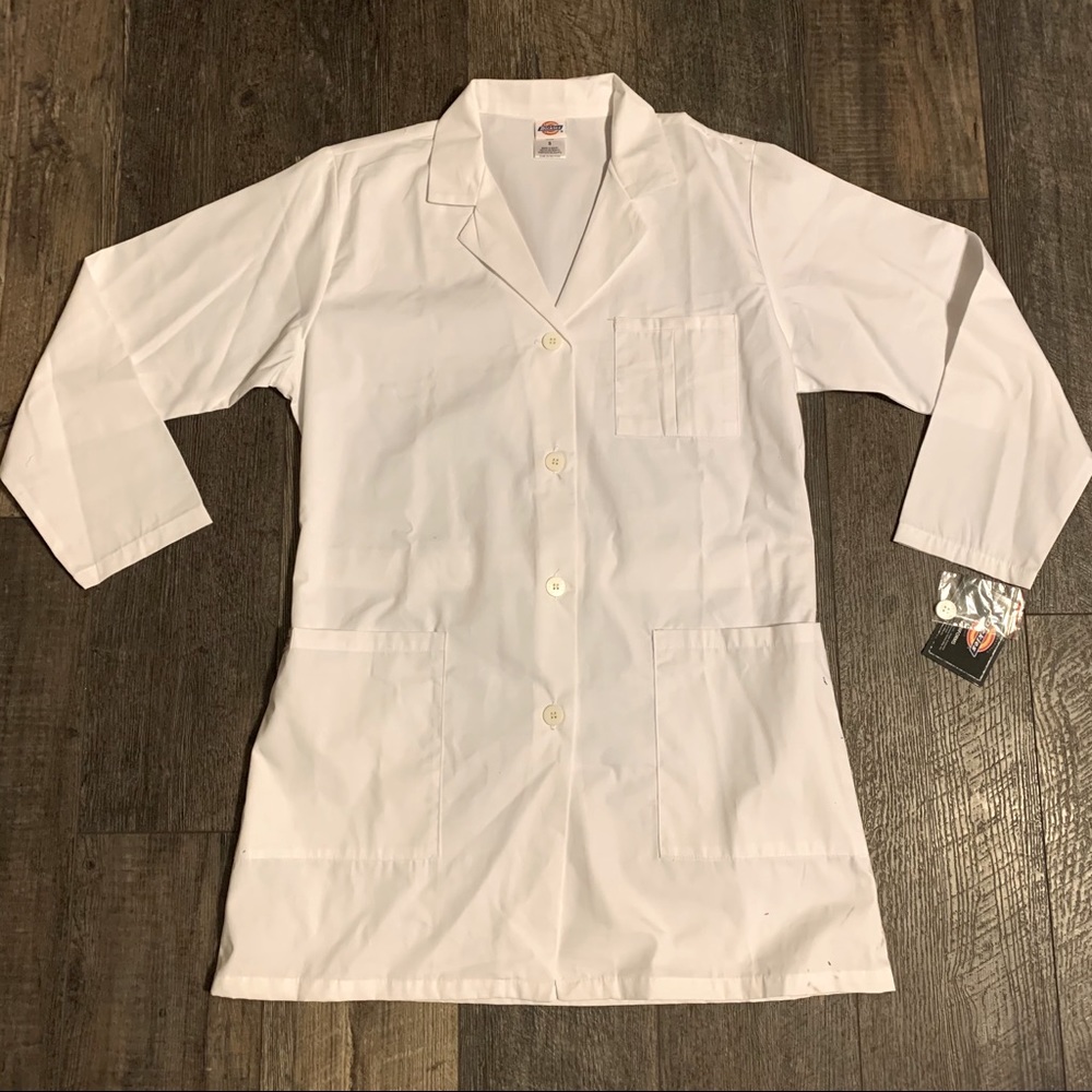 NEW DICKIES WHITE LAB COAT